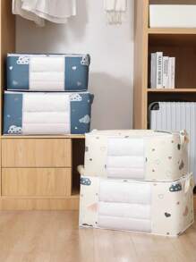 1 pieza con estampado de nube Edredón almacenamiento moderno no-tejido de tela Bolsa de almacenamiento de armario para casa