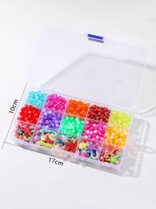 1 hộp kính sáng tạo Starfish DIY Bead cho phụ nữ để làm đồ trang sức DIY - Nhiều màu - Xem 4