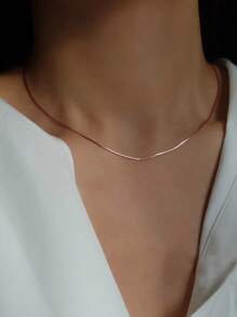 Nooxian Minimalist Stainless Steel Necklace