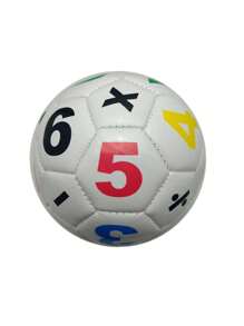 Number Pattern Soccer Ball - Multicolor - View 3