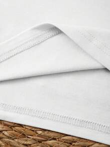 INAWLY Car & Letter Graphic Tank Top - White - View 5