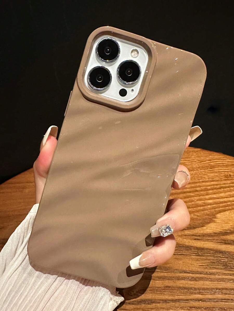 Getextureerd telefoonhoesje - Bruin - Bekijken 1