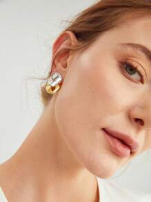 MOTF PREMIUM PENDIENTES REDONDOS ORO PLATA - Multicolor - Ver 6