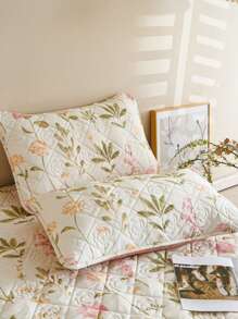 1對無填充物花卉設計枕套臥室用現代滌綸柔軟床上用品枕套四季皆宜 - 彩色 - 查看 5