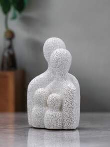 1pc Đồ trang trí nhà hình người trừu tượng Quà tặng tốt nhất - trắng - Xem 4