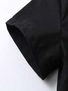 小男童格紋印花襯衫