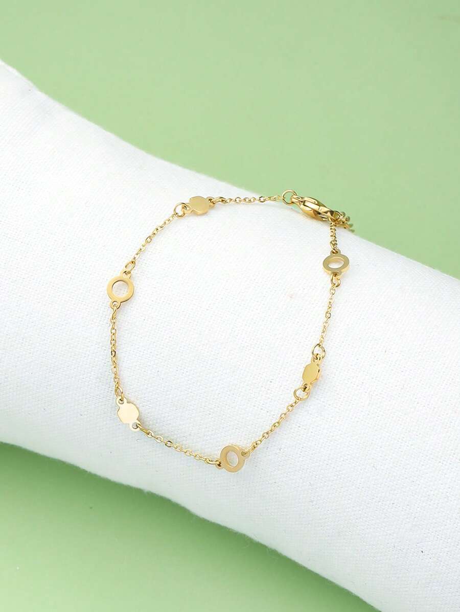 極簡手鏈 - 金黃色 - 查看 1