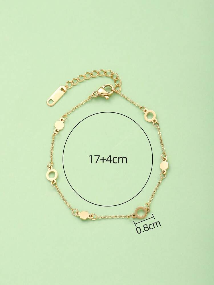 Chuỗi vòng tay tối giản - Vàng - Xem 3