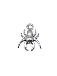 Mặt dây chuyền tự làm 20 chiếc Spider - Ancient Silver - Xem 3