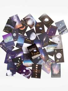 8 Packe Landschaft Muster, Materialpapier mit , Fashion Notizpapier mit für DIY Handbuch Dekoration