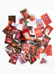 8 Packe Landschaft Muster, Materialpapier mit , Fashion Notizpapier mit für DIY Handbuch Dekoration