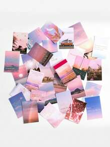 8 Packe Landschaft Muster, Materialpapier mit , Fashion Notizpapier mit für DIY Handbuch Dekoration