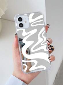 حافظة هاتف مرآة مخططة