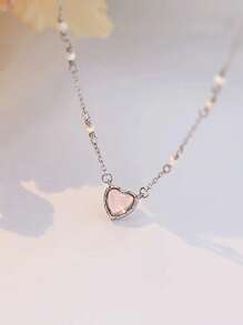 Rhinestone trang trí vòng cổ trái tim quyến rũ - Nhiều màu - Xem 2