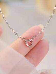 Rhinestone trang trí vòng cổ trái tim quyến rũ - Nhiều màu - Xem 3