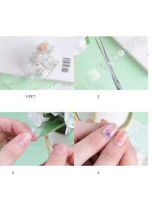 5卷雛菊和花卉印花美紋紙膠帶用於DIY手冊裝飾簡單多用途和紙膠帶 - 彩色 - 查看 3