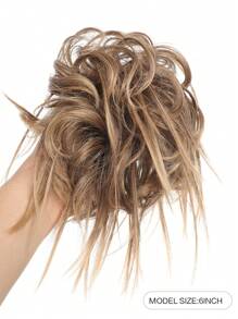 Cập nhật tóc tổng hợp ngắn nhiều màu 6 inch ngắn lộn xộn cho nữ - Hai tông màu - Xem 2