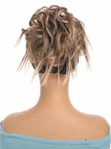 Cập nhật tóc tổng hợp ngắn nhiều màu 6 inch ngắn lộn xộn cho nữ - Hai tông màu - Xem 3