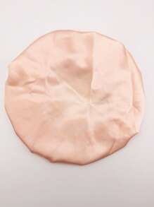 1pc Hairstyle Lace Hair Hat To Prevent Hair Loss Hair, Hair Removal Cap, Baked Oil Hat, Hair Mask Therapy Hat, Dry Wet Hair Hat, Bath Hat, Bath Hat, Sleeping Hat - Champagne - View 2