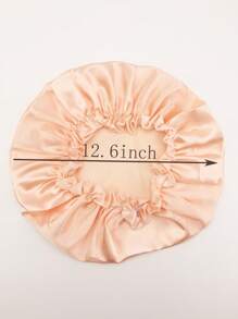 1pc Hairstyle Lace Hair Hat To Prevent Hair Loss Hair, Hair Removal Cap, Baked Oil Hat, Hair Mask Therapy Hat, Dry Wet Hair Hat, Bath Hat, Bath Hat, Sleeping Hat - Champagne - View 3