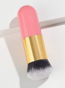 1 件化妆粉底刷，短柄，便携式，初学者化妆刷，遮瑕刷 - 粉色 - 查看 2