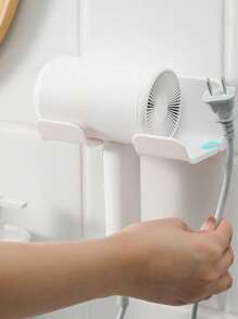 1入組素色電吹風架 - 白色 - 查看 3