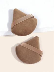 2 piezas Soplo de maquillaje - Café integral - Ver 2