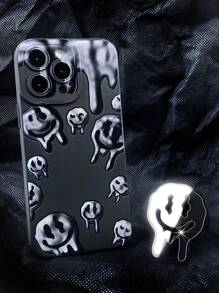 Matte Black Funny Phone Case + Phone Stand - Multicolor - View 5