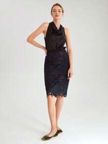 MOTF PREMIUM 方頭絲絨芭蕾舞鞋 - 墨綠色 - 查看 6