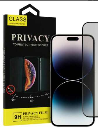 1入組螢幕隱私保護鋼化膜適用於iphone