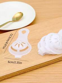 1入組塑料雞蛋分離器現代白色蛋黃白色廚房分離器工具