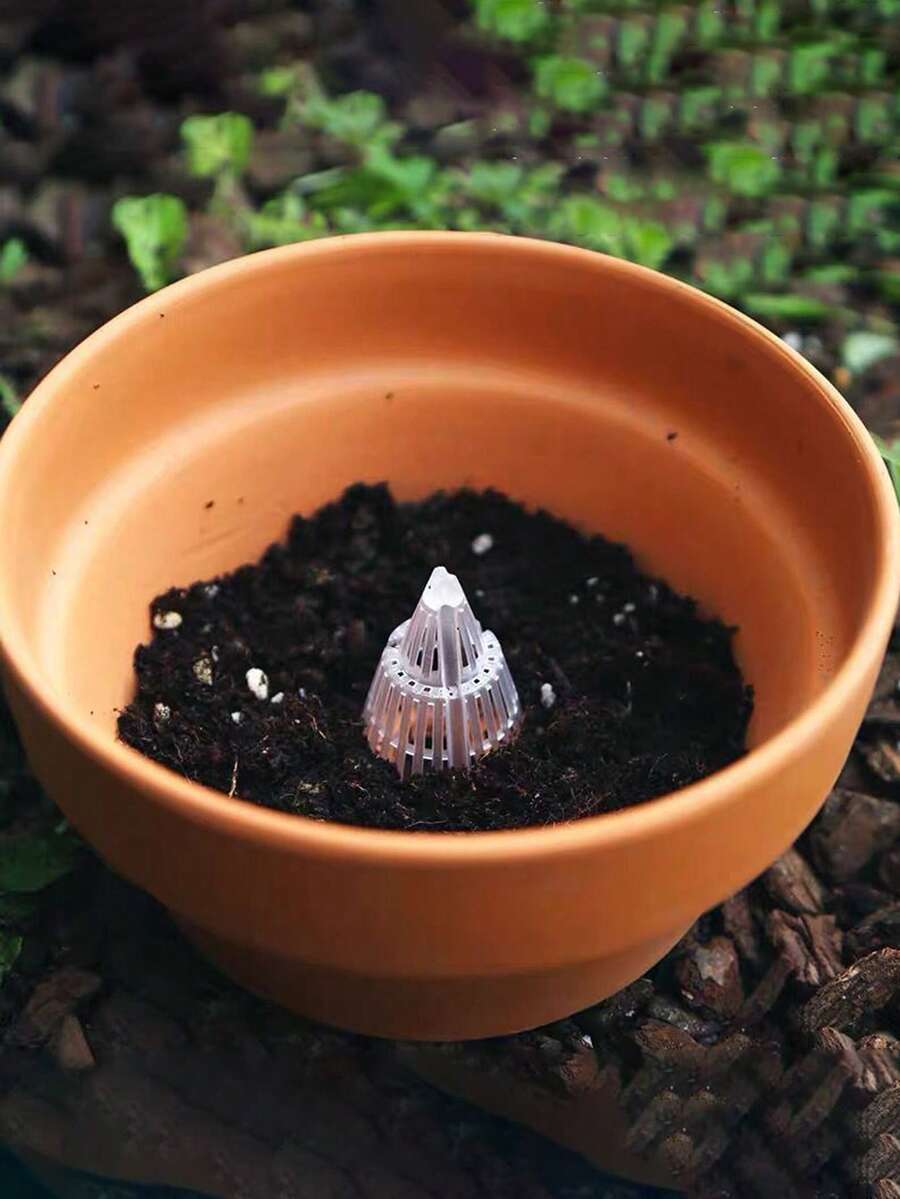 2pcs Succulents Drain Mat, PP Portable Mat For Garden - Clear - View 1