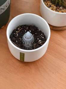 2pcs Succulents Drain Mat, PP Portable Mat For Garden - Clear - View 5