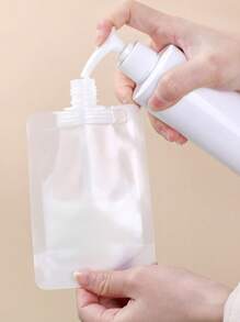 1pc Clear Lotion Dispenser Bag, Transparent PET Lotion Dispenser For Household - Clear - View 1