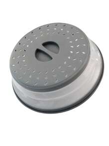 1入組餐飲現代可折疊微波爐蓋 - 灰色 - 查看 1