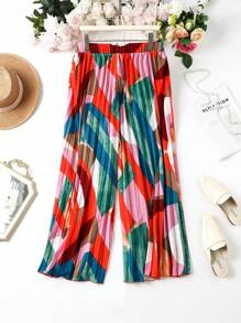 SHEIN Holidaya Quần Plus Size Tất cả trên in Giải trí - Nhiều màu - Xem 2