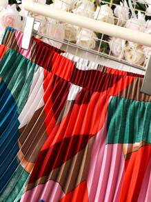 SHEIN Holidaya Quần Plus Size Tất cả trên in Giải trí - Nhiều màu - Xem 5