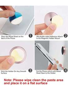 Giá đỡ điện thoại ô tô từ tính - màu đen - Xem 3