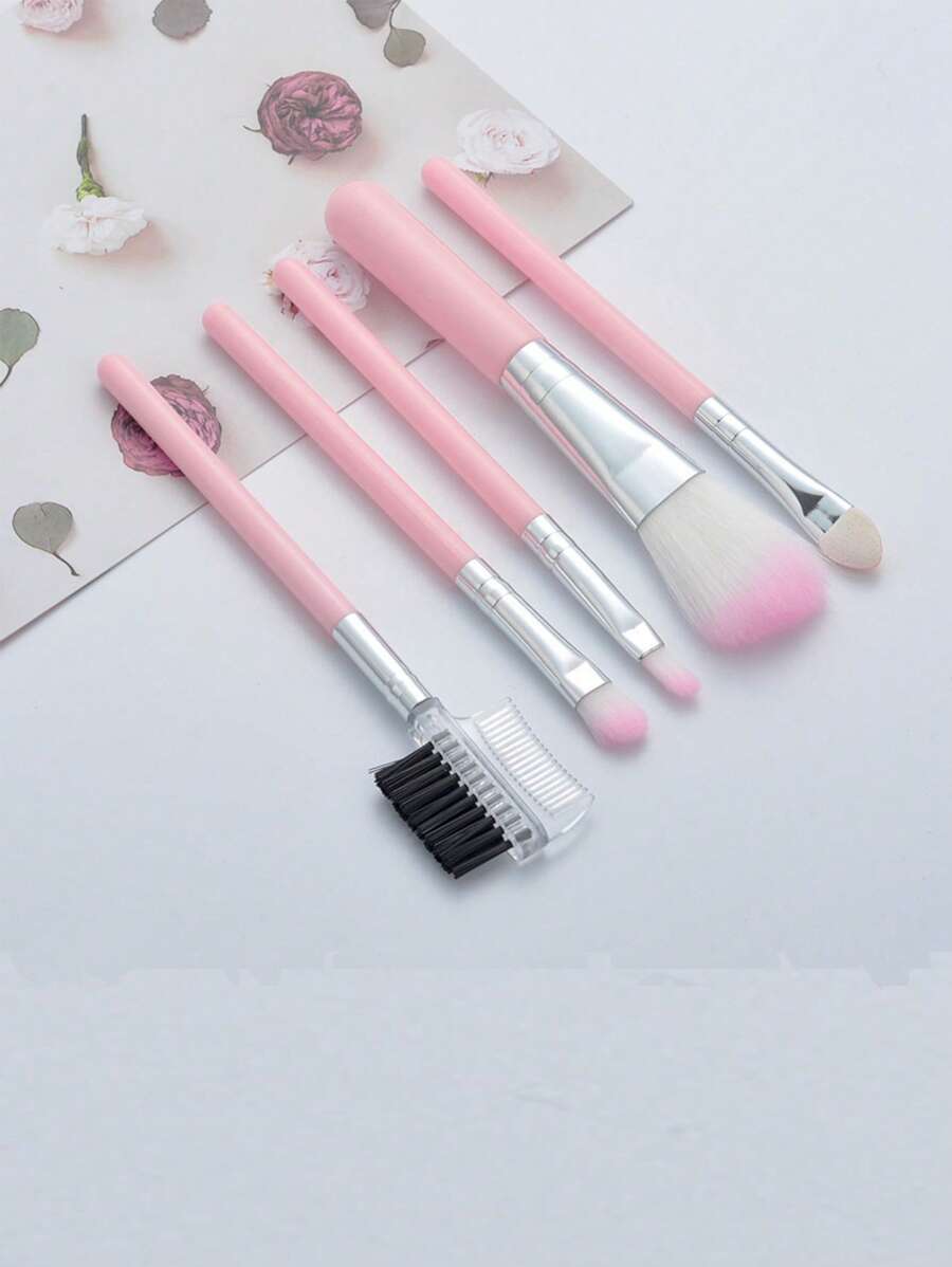 Bộ cọ trang điểm đa năng, Bộ 5 cọ trang điểm sợi tổng hợp dành cho nữ, Bộ cọ, Bộ cọ trang điểm, Bộ cọ trang điểm, Bộ trang điểm hoàn chỉnh, Bộ cọ trang điểm, Bộ trang điểm hoàn chỉnh, Bộ cọ, Bộ cọ trang điểm, Bộ quà tặng trang điểm, Bộ - Nhiều màu - Xem 1