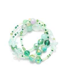 件裝休閒玻璃珠 DIY 女士珠寶配件，適合 DIY 珠寶製作