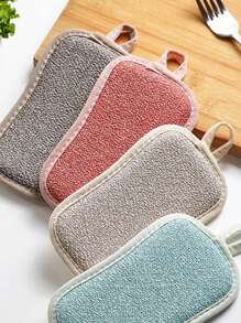 1入組兩面嬰兒藍色清潔吸水清潔海綿 - 淺藍色 - 查看 1