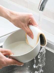 1入組兩面嬰兒藍色清潔吸水清潔海綿 - 淺藍色 - 查看 8