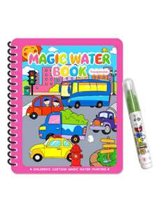 1pc Cartoon Graphic Coloring Book - Multicolor - View 4