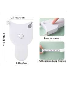 1入組ABS捲尺現代白色家用捲尺 - 白色 - 查看 6