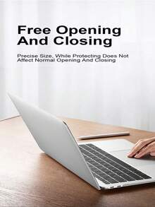 Solid Frosted Case Compatible With MacBook - Black - View 6