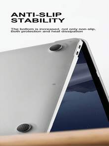 Solid Frosted Case Compatible With MacBook - Black - View 7