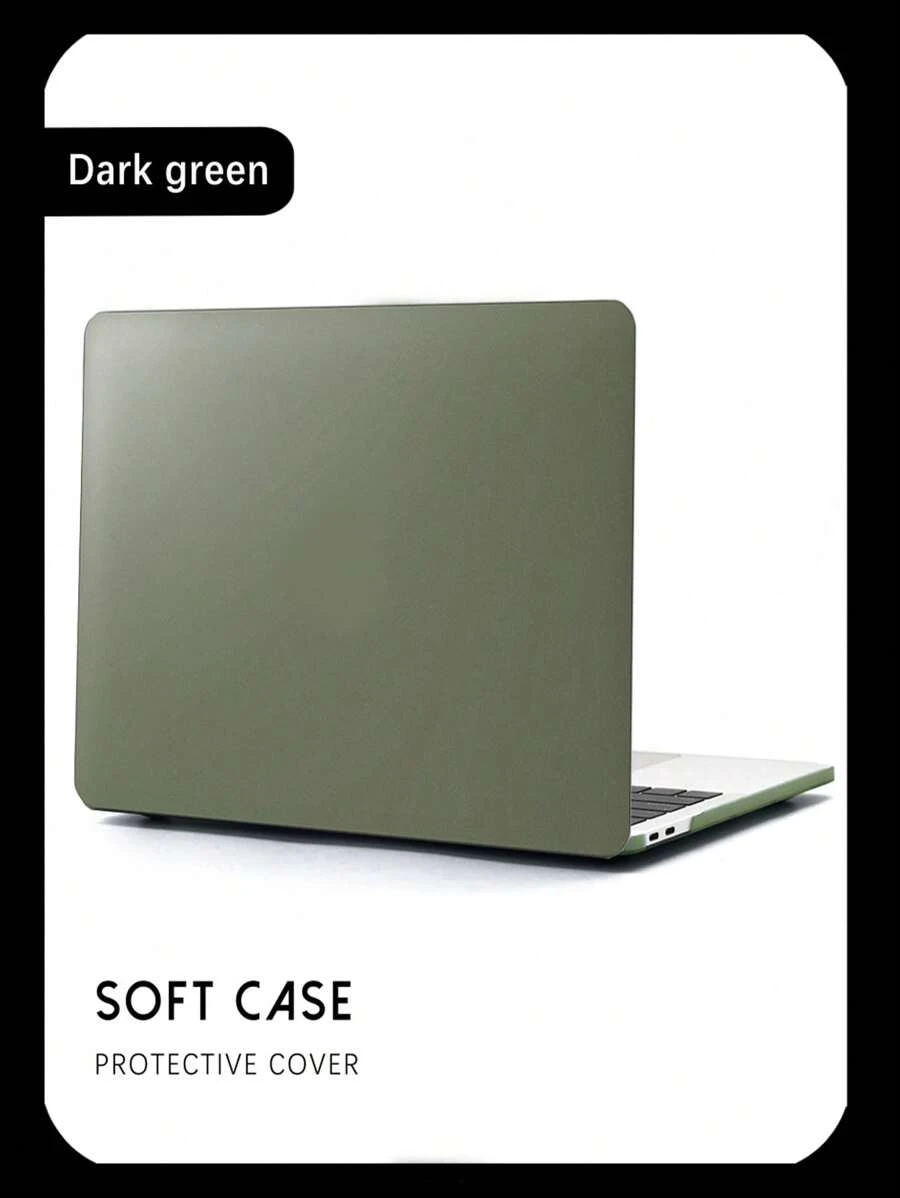 Vỏ mờ rắn tương thích với MacBook - xanh quân đội - Xem 1