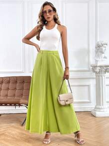 SHEIN Essnce High Waist Wide Leg Pants