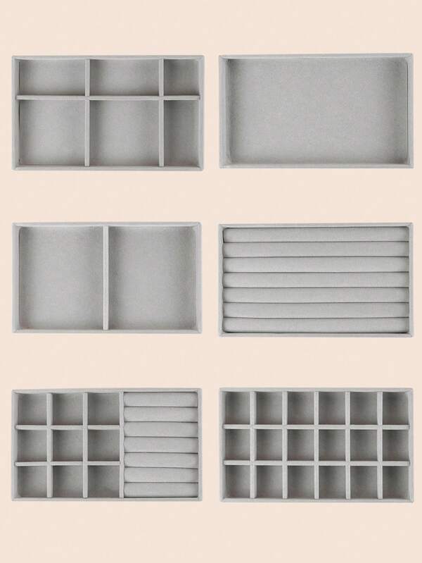 1pc Casual Solid Jewelry Tray For Women For Ring Storage