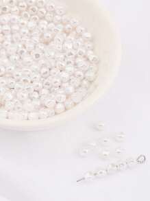 beadia 30 件小尺寸 ABS 不对称仿珍珠和几何珠子适用于制作珠宝和间隔项链、手链和耳环配件